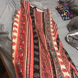 Multi patterned dress